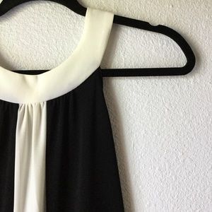Black & White informally formal dress